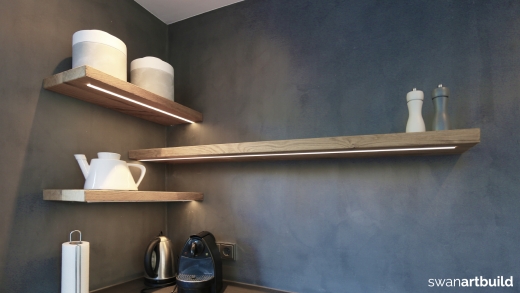 Planken oud eiken Interieur woonhuis meubels keuken oud eiken
