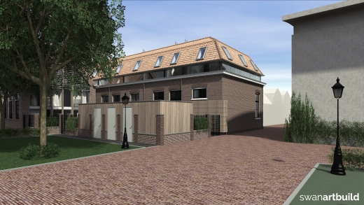 8 stadswoningen in bestaand pand Koningsweg Doelenveld Alkmaar centrum